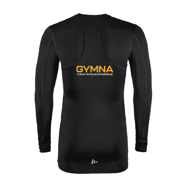 Poikien Craft pitkähihainen paita Gymna /musta - Image 2