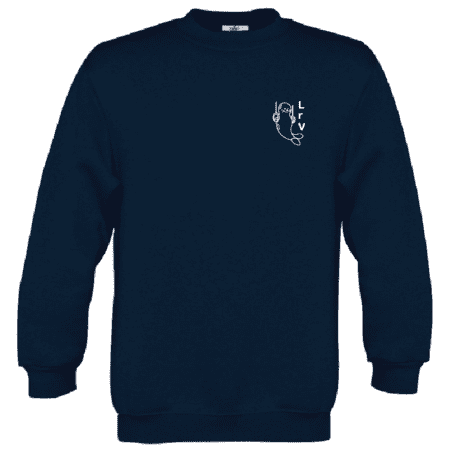 College LrV /tummansininen