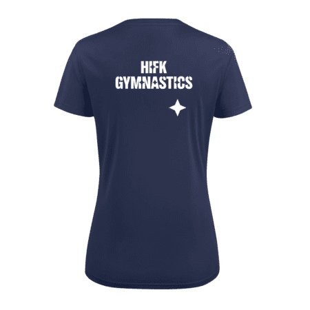 Naisten tekninen T-paita HIFK Gymnastics /tummansininen
