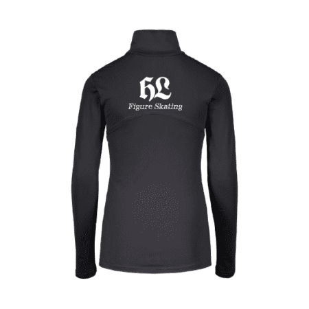 BLOOM pitkähihainen puolivetoketjulla HL yksinluistelu /musta