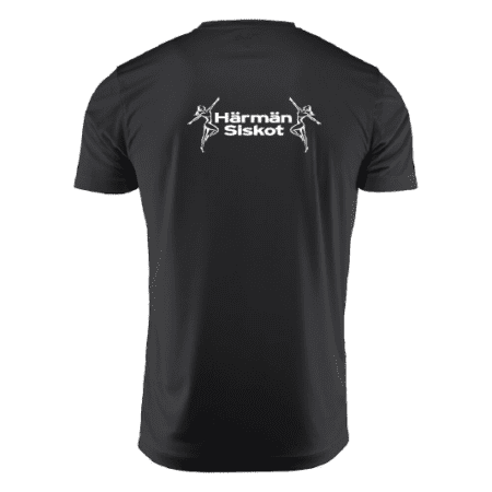 Miesten tekninen t-paita Härmän Siskot /musta