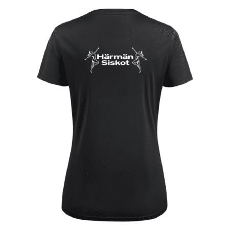 Naisten tekninen t-paita Härmän Siskot /musta