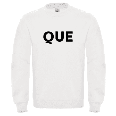 QUE -college /valkoinen
