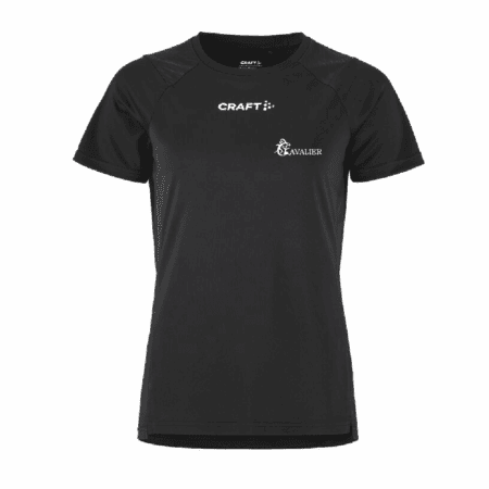 Naisten Craft Tekninen t-paita Cavalier /musta