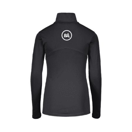 BLOOM pitkähihainen puolivetoketjulla Blue Arrows /musta