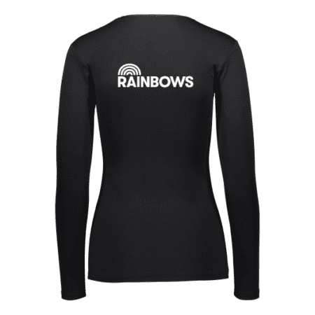 SLEEK O pitkähihainen Rainbows /musta