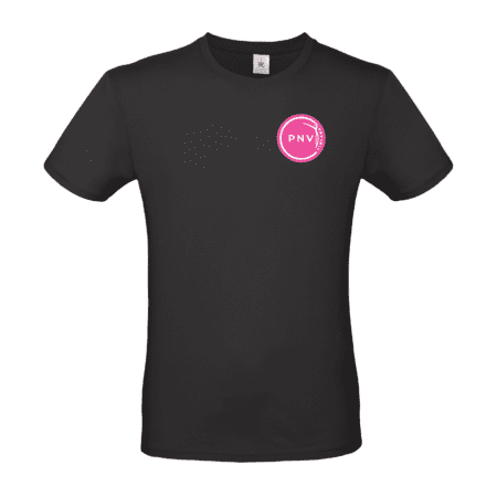 Puuvilla t-paita PNV /musta