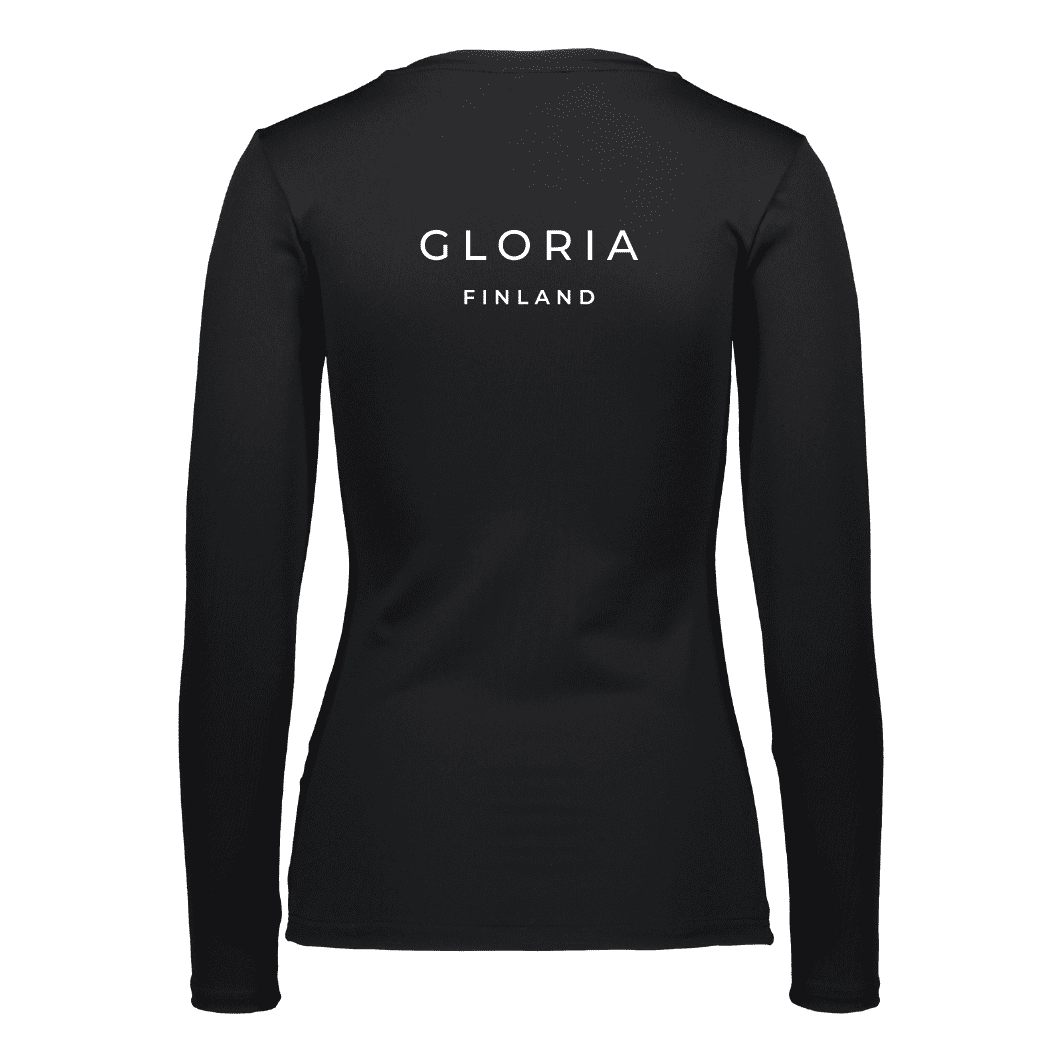 SLEEK O pitkähihainen Gloria Finland /musta
