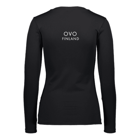 SLEEK V pitkähihainen OVO /musta