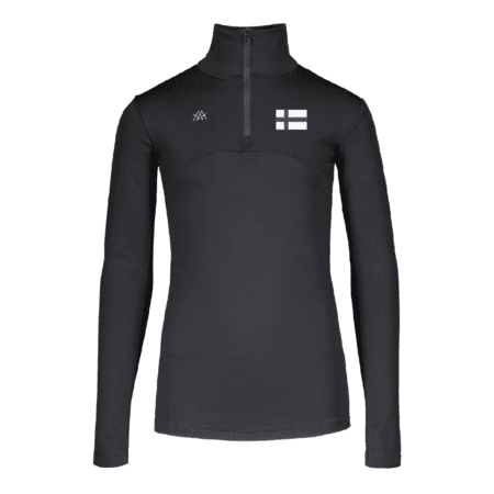 BLOOM pitkähihainen puolivetoketjulla Fliku /musta