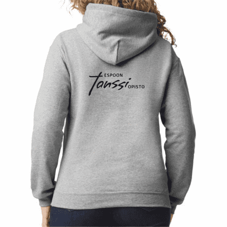Huppari Espoon Tanssiopisto /harmaa