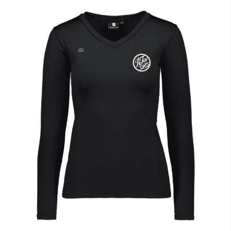 SLEEK V pitkähihainen IiTa /musta