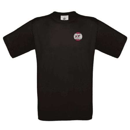 Puuvilla T-paita Pyhtään NV /musta