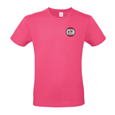 Puuvilla T-paita Pyhtään NV /pinkki